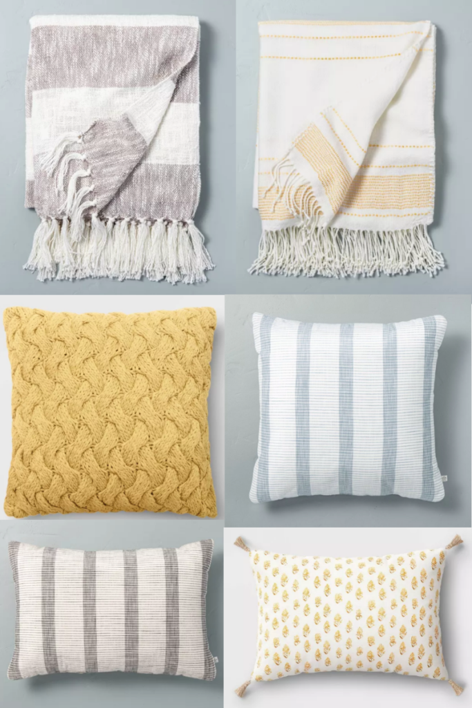 Target spring throw blankets and pillows